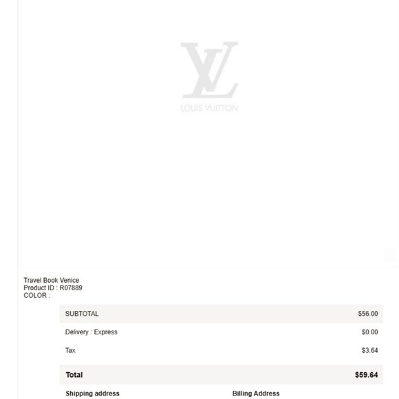 Louis Vuttion Travel Book - Picture 3 of 3